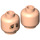 LEGO Light Flesh Butler from Haunted Mansion Minifigure Head (Recessed Solid Stud) (3626 / 100581)