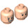 LEGO Light Flesh Chancellor Palpatine Minifigure Head (Recessed Solid Stud) (3626 / 17055)