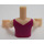 LEGO Leichtes Fleisch Chevron Striped oben Friends Torso Female (35677 / 92456)