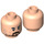 LEGO Light Flesh Chief Jim Hopper Minifigure Head (Safety Stud) (44807 / 56957)