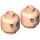 LEGO Light Flesh Chirrut Imwe Minifigure Head (Recessed Solid Stud) (3626 / 28604)