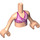 LEGO Lys hudfarvet Chloe Friends Torso (35862 / 92456)