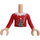 LEGO Leichtes Fleisch Christina Torso, mit Christmas Baum und Snow Muster (92456)