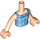 LEGO Light Flesh Cinderella Friends Torso (35862 / 59637)