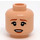 LEGO Licht Vleeskleurig Claire Minifigure Hoofd (Verzonken Solid Stud) (3626 / 21574)