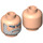 LEGO Light Flesh Count Dooku Head (Recessed Solid Stud) (3626 / 84934)
