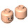 LEGO Licht Vleeskleurig Creed Bratton Minifigure Hoofd (Verzonken Solid Stud) (3626 / 100212)