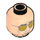 LEGO Light Flesh Disco Alfred Minifigure Head (Recessed Solid Stud) (3626 / 37127)