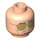 LEGO Light Flesh Disco Alfred Minifigure Head (Recessed Solid Stud) (3626 / 37127)