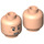 LEGO Light Flesh DJ Minifigure Head (Recessed Solid Stud) (3626 / 37781)