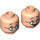 LEGO Leichtes Fleisch Doc Minifigure Kopf (Sicherheitsbolzen) (3274 / 107069)