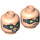 LEGO Light Flesh Doc Ock Minifigure Head (Recessed Solid Stud) (3626 / 45856)