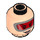 LEGO Light Flesh Doc Ock Minifigure Head (Recessed Solid Stud) (3626 / 84841)
