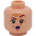 LEGO Licht Vleeskleurig Dolores Umbridge Minifigure Hoofd (Verzonken Solid Stud) (3626 / 100170)