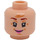 LEGO Light Flesh Dolores Umbridge Minifigure Head (Recessed Solid Stud) (3626 / 100170)