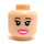 LEGO Light Flesh Dorothy Gale Minifigure Head (Recessed Solid Stud) (3626 / 49365)