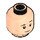 LEGO Light Flesh Dr. Peter Venkman Minifigure Head (Recessed Solid Stud) (3626 / 18876)