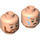 LEGO Light Flesh Dragomir Despard - Ron Weasley Disguise Minifigure Head (Safety Stud) (3274 / 104875)