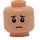 LEGO Licht vleeskleurig Dubbelzijdig Kind Hoofd met Freckles met Sad Expression / Smiling (Verzonken solide nop) (38826 / 96004)