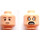 LEGO Light Flesh Dual Sided Frodo Head with Tired and Poisoned Eyes Pattern (Recessed Solid Stud) (10385 / 11367)