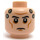 LEGO Beige Léger Echo Minifigurine Tête (Clou de sécurité) (3626 / 68796)