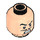LEGO Leichtes Fleisch Egghead Minifigure Kopf (Einbau-Vollbolzen) (3626 / 36143)