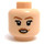 LEGO Light Flesh Elizabeth Swann Turner Head (Recessed Solid Stud) (96289 / 97799)