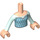 LEGO Licht vleeskleurig Elsa Friends Torso (73141 / 92456)