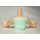 LEGO Lys hudfarvet Emma Torso, med Halter Top med Blomst (92456)