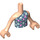 LEGO Carne claro Emma con Friends Torso (35677 / 92456)