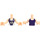 LEGO Leichtes Fleisch Emma mit Sunglasses Friends Torso (35677 / 92456)