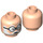 LEGO Light Flesh Ernie Prang Minifigure Head (Recessed Solid Stud) (3626 / 65099)