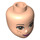 LEGO Leichtes Fleisch Female Minidoll Kopf mit Mia Brown Augen, Freckles, Pink Lips (11814 / 98705)