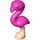 LEGO Chair légère Flamingo avec Bright Pink Feathers (77367)