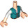 LEGO Licht vleeskleurig Flynn Friends Torso (Boy) (38556 / 92456)