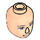 LEGO Light Flesh Friends Male Minidoll Head (30807 / 37810)