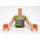 LEGO Light Flesh Friends Torso, with Strap Top with Stripes and Star, Dolphin and Butterfly Pattern (92456)