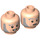 LEGO Licht Vleeskleurig Garrick Ollivander Minifigure Hoofd (Verzonken Solid Stud) (3626 / 69336)