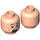 LEGO Light Flesh GCPD Male Officer Minifigure Head (Recessed Solid Stud) (29283 / 29290)