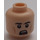 LEGO Light Flesh GCPD Officer - From LEGO Batman Movie Minifigure Head (Recessed Solid Stud) (3626 / 29283)