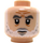 LEGO Světlá tělová General Jan Dodonna Minifigurka Hlava (Zapuštěný pevný cvoček) (73608 / 104608)