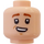 LEGO Lätt Hudfärgad George Weasley Minifigur Huvud (Infälld solid knopp) (3626 / 69314)