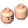 LEGO Licht Vleeskleurig Hagrid Minifigure Hoofd (Verzonken Solid Stud) (3626 / 39777)