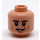 LEGO Light Flesh Han Solo Minifigure Head (Recessed Solid Stud) (3626 / 16353)