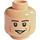LEGO Light Flesh Han Solo Minifigure Head (Recessed Solid Stud) (3626 / 16353)