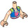 LEGO Licht Vleeskleurig Hanna - Sport Outfit Friends Torso (73141 / 92456)