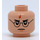 LEGO Carne claro Harry Potter Negro Coat Cabeza, Doble cara (Espiga sólida hueca) (92602 / 93196)