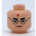 LEGO Light Flesh Harry Potter Black Coat Head, Dual Sided (Recessed Solid Stud) (92602 / 93196)