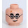 LEGO Carne chiaro Harry Potter Minifigure Testa (Perno solido incassato) (3626 / 53127)