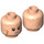 LEGO Light Flesh Head with Scars Front and Back (Recessed Solid Stud) (3626 / 33533)